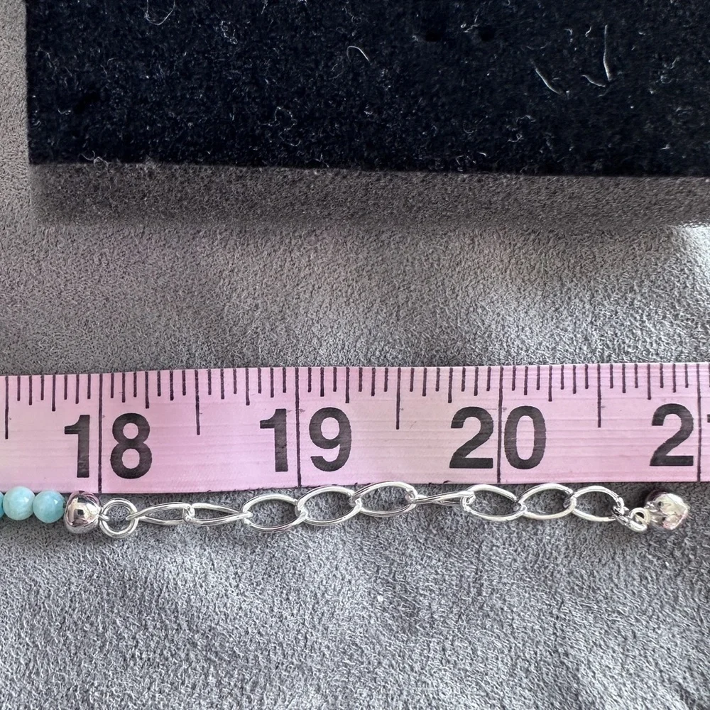 Light Amazonite bead necklace & bracelet set by Jay King - Picture 11 of 16